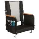Extra Wide Stadium Seats with Back Support, Bleacher Chairs with High Back and Cushion, Padded Portable Fording Bleacher Seat with Armrests, Cup Holder and Storage Pockets
