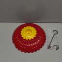 Beserie Bird Feeder Rain Cover Red Dome Baffle for Hummingbird Weather Guard Protective Feeders from Rain and Sun Built-in Moat 11inch Dceor Backyard