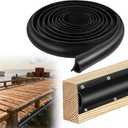 Boat Dock Bumpers, 13 Feet/26 Feet Dock Edging Guard for Piling and Pier Rub Rail for Boats Protection Black Dock Fender Bumper Includes Mounting Screws