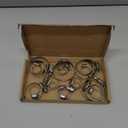 20Pcs Adjustable Stainless Steel Hose Clamps Assortment Kit, 1/4-2 in (6-51mm) Worm Gear Pipe, Fuel LineHeavy Duty for Plumbing, Washing Machine, MechanicalGarden and Automotive Hose Connections