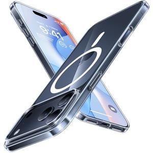 TORRAS Magnetic Slim-Fit for iPhone 17 PRO MAX Case, Ultra-Thin 17 ProMax Phone Case Compatible with MagSafe, Light Anti-Scratch Matte Hard PC Bayer 6.9 inch OriginFit, Clear