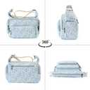 Large Crossbody Bags For Women, RFID, 3 Zipper Pockets, Wide Strap, For Travel, Commute