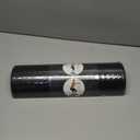 ProsourceFit High Density Foam Rollers - inches long. Firm Full Body Athletic Massager for Back Stretching, Yoga, Pilates, Post Workout Trigger Point Release (Black - 18" X 3")