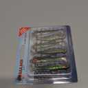 USA Bass Tackle Patriot Shad - Scent Infused Paddle Tail Swimbaits Pre Rigged Fishing Lures Premium Bait Strong Owner Hook, Fishing Gear for Bass Freshwater Predator Fish (1/4oz - 2.8", HD Trout)