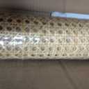 24" Width Natural Cane Webbing 5Feet, Rattan Webbing Roll for Caning Projects, Woven Open Mesh Cane for Furniture, Chair, Cabinet, Ceiling, Bed