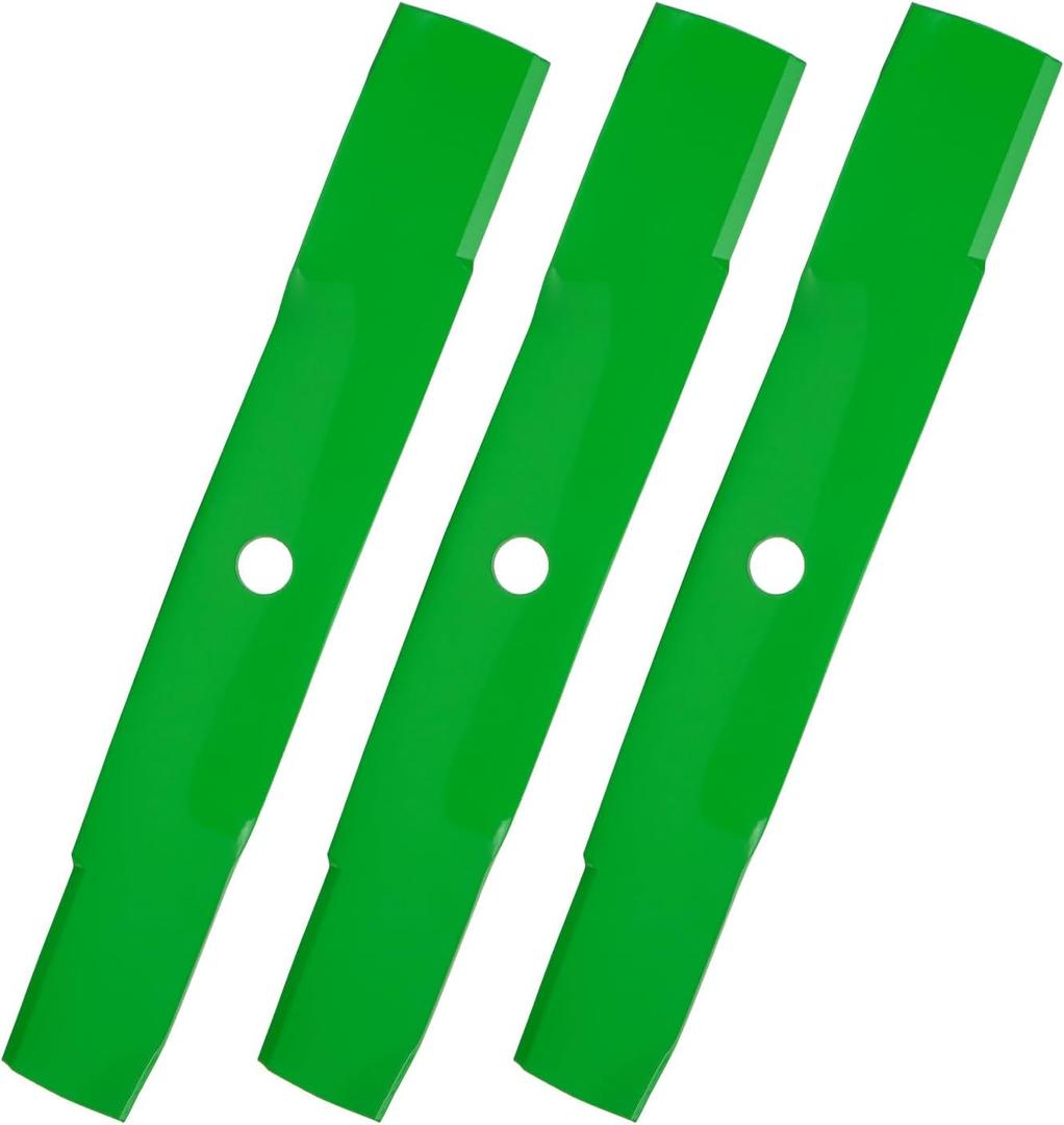 Youxmoto M145476 UC22009 48 Inch Mower Blades for John Deere Z425 Z355E Z445 Z325E Z525E X300 X320 X350 GX325 GX345 X380 X384 Z355E Replaces M145476 M127500 M127673 High Lift /3 Pack