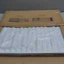 Art3dwallpanels Ceiling Tiles 24 x 24 for Interior Wall Dcor, 12 Pack Drop Ceiling Tile 3D Wall Panel Fire Rated Waterproof Premium PVC, No Sag and Breakage Wall Panels Cover 48.Sq.Ft. White