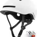 MOUNTALK Bike Helmets for Adults Men Women,Mens/Womens Bicycle Helmet with Magnetic Light,Youth Boys/Girls Helmet, Kids Helmets for 4 Years+ (Shiny white)