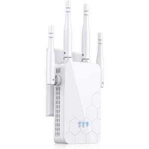 2026 WiFi Extender Internet Booster, 10000 Sq.ft Long Range Repeater Wireless Routers Amplifier, Mesh Wi-Fi 80% Faster | Broader Than Ever, Support More Network Devices at Home, 1-Tap Setup