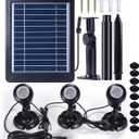 IP68 Waterproof Solar Powered Underwater Lights Landscape Spotlights RGB Submersible Pool Spotlight for Garden Tank Decor (Color : 3Head-White)