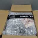 Vintage Living Room Area Rug 6x9 - Large Soft Washable Oriental Traditional Distressed Farmhouse Rugs for Bedroom - Indoor Floor Accent Carpet for Home Office House Decor - Distressed Grey