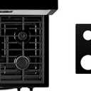 Custom Fit Reusable Burner Liner for Whirlpool Gas Range Stove Protect Your Stovetop with this Splatter Guard Cover - WFG320M0BW
