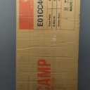 LET'S CAMP Oversized Folding Camping Chair Portable Outdoor Heavy Duty Padded Chairs Lawn Chair with Cup Holder, Storage Pocket and Cooler Bag, Supports 450LBS, for Camp, Travel, Picnic,2 Pack(Green)