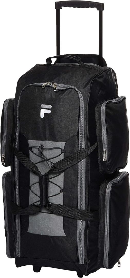 Fila 32" Large Lightweight Rolling, Black, One Size