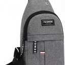 Shoulder Backpack Messenger Bag Adjustable Portable Men's Outdoor Hiking Sports Chest Bag