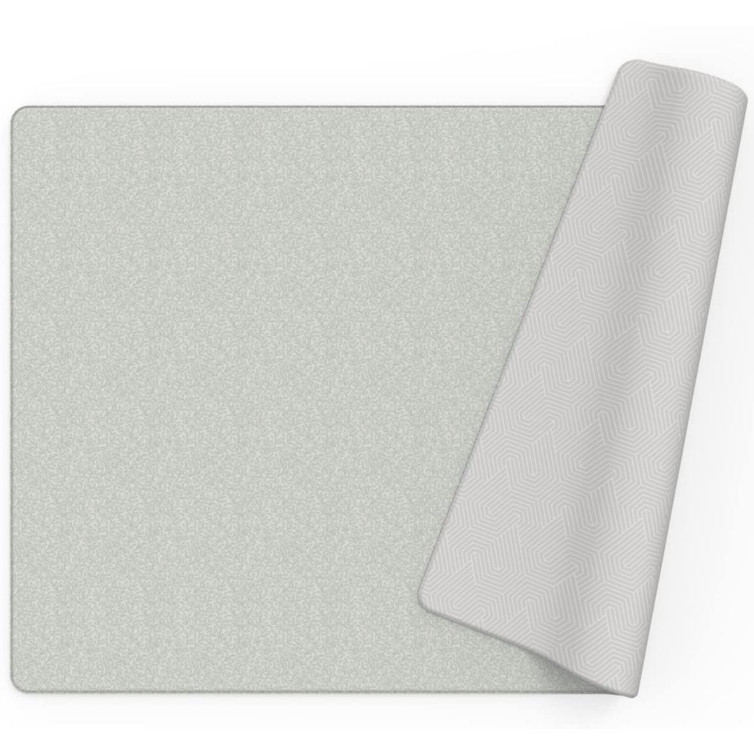 Baby Care Play Mat (Medium, Hygge - Twig & Maze) 73 x 49 Original One-Piece Reversible Rollable Waterproof Play Mat for Infants, Babies, Toddler, and Kids