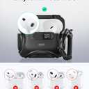 ESR for AirPods Pro 3 Case (2025), Compatible with Airpods Pro 3rd Generation Case (USB-C Cable), Effortless MagSafe, Drop-Proof Lock, Easy Open, Cyber Series, Black