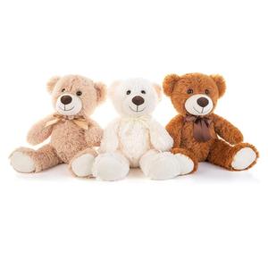 MorisMos 3 Packs Teddy Bears Bulk Stuffed Animals, Cute Small Teddy Bear Plush Toys, Little Stuffed Bear for Kids on Centerpiece Baby Shower, 14 Inches