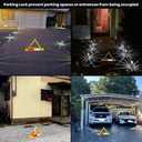Foldable Parking Barrier,Car Parking Lock Manual Lockable Parking Space Block with Keys, Private Parking Space Lock for Shopping Malls, Hotels, Office, Airports