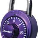 Master Lock 1530DCM School or Gym Locker Lock Combination Padlock, Back to School Essential, Pack of 1 - Colors May Vary