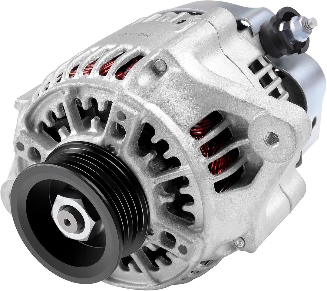 SCITOO Alternator Fits for Suzuki for Grand Vitara 2.5L 2005,for Suzuki for Grand Vitara 2.7L 2001,for Suzuki for XL-7 2.7L 2002-2006 - 12V 95 Amp CW 4-Groove Pulley, Replace OE 11164 13982