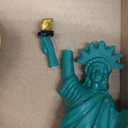 9 Pcs New York Cake Decorations New York Party Decorations Mini Statue of Liberty Yellow Taxi Apple Skyscraper Borders Hot Dogs for American Theme Party Birthday NYC Souvenirs Gift