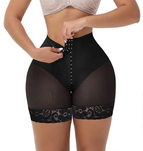 SHAPSHE Faja Body Shaper for Women Butt Lifter Shapewear Butt Enhancer Underwear Women Short Faja Control De Abdomen Calzones Levanta Gluteos Panty Fajas Para Mujer Control Abdomen Black