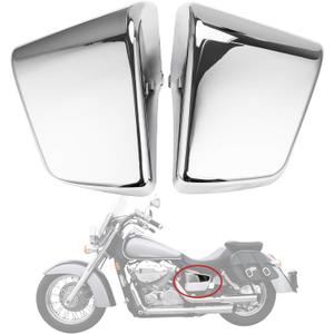 PSLER Battery Side Fairing Cover for Shadow ACE VT750 VT400 1997-2003 (Chrome)
