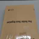 Pen Organizer for Desk, Multi-Functional Desk Organizer, Wall Mount Pen Holder with Drawer for School, Office, Home, Art Supplies, Black (Large)