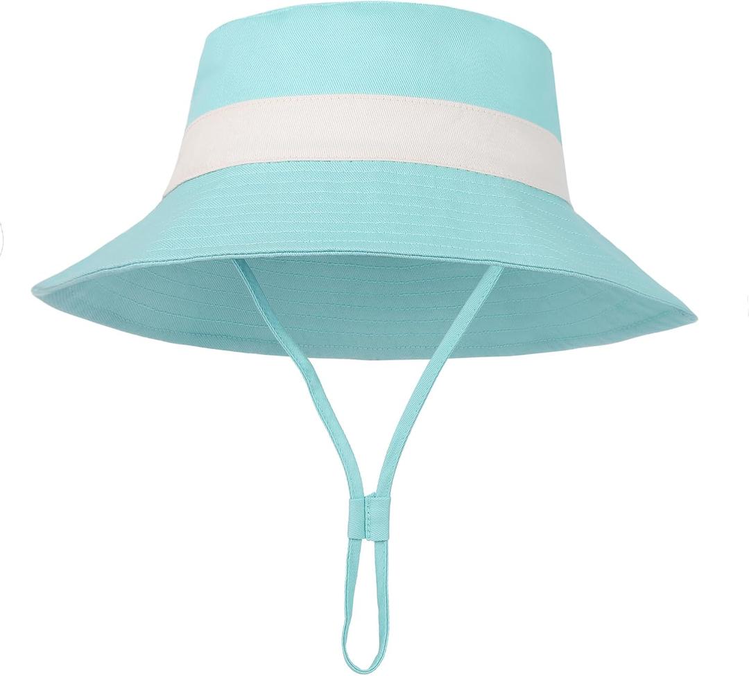 3 x LPMOERA Baby Sun Hat Baby Boy Toddler Bucket Hats UPF 50+ for Baby Girls Boys Infant Beach Hat