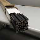 VEVOR 4PCS 23.6 in (600 mm) T Slot 4040 Aluminum Extrusion Profile, European Standard Anodized Linear Rail, High-Strength Extruded Aluminum Rail for 3D Printer, CNC Machine DIY, Laser Engraving, Black