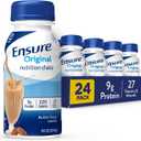 Ensure Original Butter Pecan Nutrition Shake | Small Meal Replacement Shake | Ready To Drink | 9g Protein, 27 Vitamins and Minerals | 8 fl oz - 24 Pack, Expiry: 06/01/27
