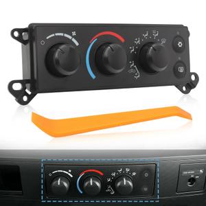 P55056569AC Climate Control Module A/C Air Conditioning Heater Control Switch Panel Fits for 20062008 Ram 3500 2500 1500 &20082011 Dodge Dakota, Replace# P55056569AD, 55056569AE
