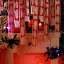 Halloween Decorations Creepy Blood Bandage, Haunted House Decor Scary Gauze Bandage, Crime Scene Props for Mummy, Cosplay Parties and Door Curtains(Palm Pattern,131ft)