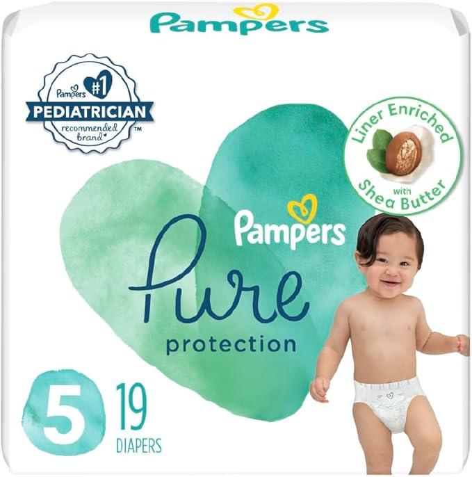pampers Pure Protection Diaper Size 5 19 ct Old pampers Pure Protection Diaper Size 5 19 ct Old