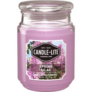 Candle-Lite Everyday Aromatherapy Candle Spring Lilac Scented, 18 oz