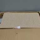 15PC Jute Stair Treads for Wooden Steps-Stairs Carpet Non Slip-Peel and Stick Stair Treads Indoor, Adhesive Staircase Step Treads Residue Free, Durable Natural Stair Runner Rug,8"x30" Beige