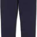 French Toast Boys' Adjustable Waist Straight Fit Stretch Twill Chino Pant, Navy, 12