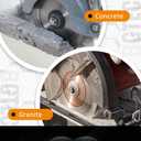 Power Saw Segmented Diamond Blades,BGTEC 1pc 4" General Purpose Dry or Wet Cutting Disc for Concrete Stone Brick Masonry