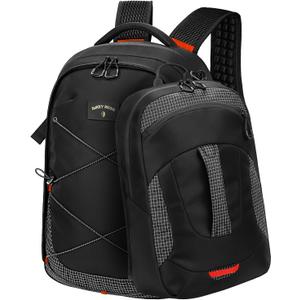 Modular 2 in 1 Travel Backpack with Detachable Daypack, 56L Carry On Backpack Flight Approved, Heavy Duty Ripstop Laptop Backpack for Men Women, Personal Item Weekender Bag, Black