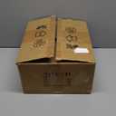 Bokon 6 Pcs Crystal Gold Cake Stand Round Dessert Cupcake Holder Metal Stand Table Cake Pedestal with Crystal Pendant and Wedding Bead Dessert Cupcake Pastry Display Plate for Wedding Birthday Party