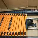 SINMEIRUN 20.3 FT Telescoping Ladder with Standoff Stabilizer, Aluminum Extension Ladder, 330 lbs Capacity, Multi-Purpose Collapsible Ladder for Home and Work; Orange