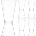 iplusmile 10 Pack Double Head Bartender Jigger Set Clear Plastic Measuring Cups 20-40Ml Accurate Cocktail Ounce Cups Bar Tool for Mixing Drinks