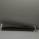 KAMANINA Extra Long Curtain Rods for Windows 120 to 170 Inch, 1 Inch Bronze Heavy Duty Curtain Rods 140 to 195 Inch, Adjustable Drapery Rod with Twisted Cage Finials