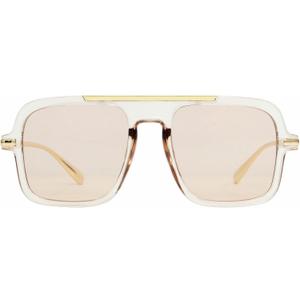 Retro Square Sunglasses for Womens Mens Vintage Oversized Pilot Sun Glasses 70s 80s 90s Shades