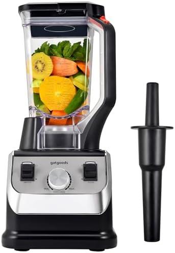 GATGOODS 72 Oz Large Blender - 2200W Professional, High Speed Commercial Blender, Variable Speed, Self-Cleaning, Dishwasher Safe