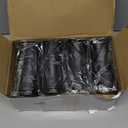 OwnMy 8PCS 6 Inch Stainless Steel Furniture Legs Feets Adjustable Metal Cabinet Desk Sofa Legs, Black Round Metal Furniture Risers Heavy Duty Coffee Table Replacement Legs for TV Stands/Dressers