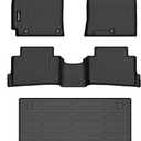 All Weather Car Floor Mats & Cargo Liner Set for Hyundai Kona 2018-2023/ Kona N 2022-2023 (No Electric Models) Custom Fit Accessories - Black
