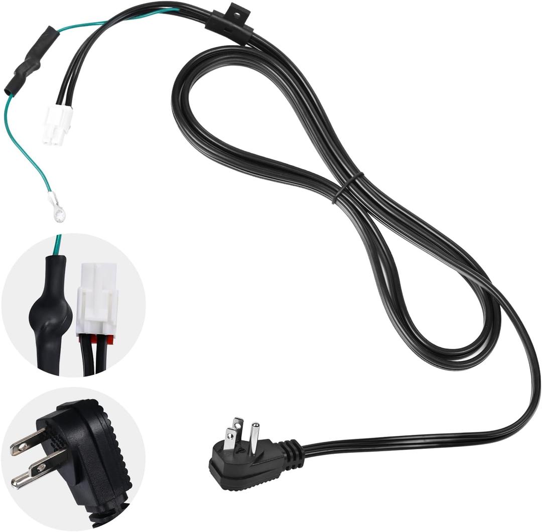 2025 Upgraded 3903-001003 3903-000519 Refrigerator Power Cord for Samsung,Compatible with RH29H8000SR/AA-00, RF261BEAEWW/AA-01 etc,Replace Fridge Power Cord 3903-000786 3903-000796 Etc