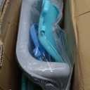 2 in 1 Toddler Swing & Baby Jumper, Foldable Baby Swing Outdoor & Indoor Use, Easily Installable and Storable (Blue)